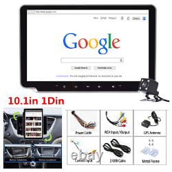 10.1in 1Din Car Stereo Radio MP5 Player FM GPS WiFi Cam Bluetooth Touch Screen
