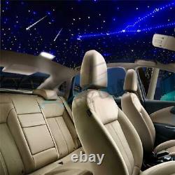 12V 10W Twinkle Meteor RGBW LED Auto Roof Starry Sky Light 470Pcs Fibers APP RF