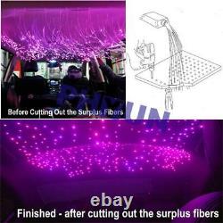 12W Twinkle Fiber Optic Light Car Ceiling Decor Star Lamp APP/RF/Music Control