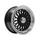 15 Black Lenzo Rs Alloy Wheels Fits Ford B Max Cortina Courier Ecosport 4x108