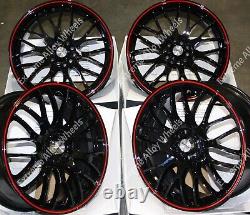 15 Black Motion Alloy Wheels Fits Ford B Max Cortina Courier Ecosport 4x108