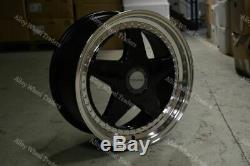 17 Black F5 Alloy Wheels Fit Ford B max Cortina Courier Ecosport Escort 4x108