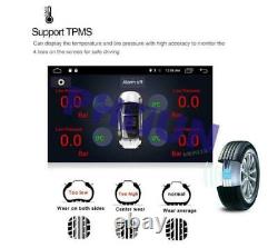 1DIN 9'' Adjustable Height Android 9.1 1080P Car Stereo Radio GPS WiFi 4G BT DAB