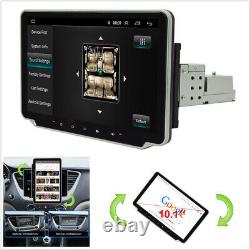 1DIN Rotatable Android9.1 Car MP5 Player Dashboard Stereo Radio GPS WIFI 10.1in
