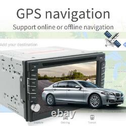 2DIN 6.2 Car Stereo Sat Nav GPS DVD Player Mirror Link USB Radio Wifi 4G/3G