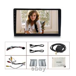 2DIN Car Touch Screen 10.1'' Android 9.1 Stereo Radio BT GPS WiFi Mirror Link