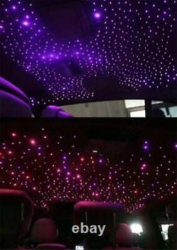 370Pcs Mixed Fiber Optic Car Roof Ceiling Twinkle Star Lights Kit Remote Control