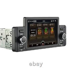 5in 1 Din Car MP5 Player FM Stereo Radio USB Mirror Link Bluetooth Touch Screen