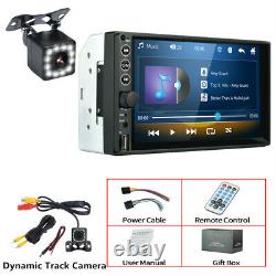 7in 2Din BluetoothTouch Screen Car Stereo Radio FM/USB/AUX/TF MP5 Player +Camera