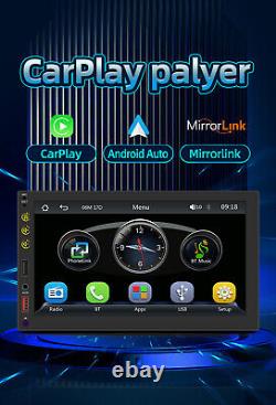 7in Car Radio Touch Screen MP5 Player Stereo Bluetooth WithApple Carplay/Android