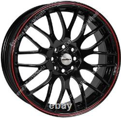 Alloy Wheels 15 Motion For Ford B Max Cortina Courier Ecosport 4x108 Black