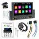 Android 10.1 1din Car Gps Nav Radio Dash Cam Bluetooth Player With 12 Led Camera