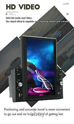 Bluetooth Car Radio Stereo 8in Double 2DIN FM USB Touch Screen GPS Navi WIFI RCA