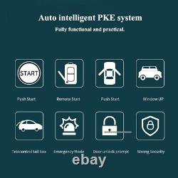 Car Engine Start Keyless Entry Alarm System Push Button Remote Start Stop Kit