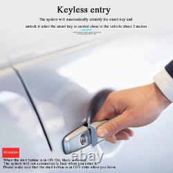 Car Engine Start Keyless Entry Alarm System Push Button Remote Start Stop Kit