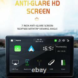 Car Portable Display Monitor 7in MP5 Player BT FM Wireless Carplay Android Auto