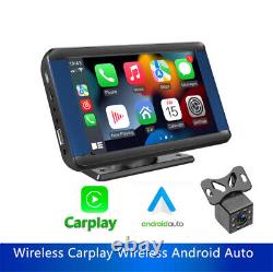 Car Stereo MP5 Player 7in Bluetooth Radio Wireless Carplay Androidauto WithCamera