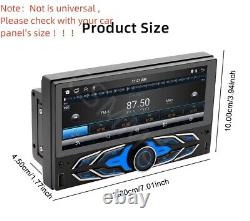 Double 2 Din Car Stereo MP5 Player Bluetooth RDS Radio GPS Navi WiFi Mirror Link