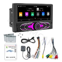 Double 2 Din Car Stereo MP5 Player Bluetooth RDS Radio GPS Navi WiFi Mirror Link