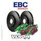 Ebc Front Brake Kit Discs & Pads For Ford Escort Mk1 1.6 Mexico 86 70-72