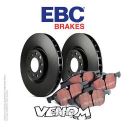 EBC Front Brake Kit Discs & Pads for Ford Escort Mk2 1.6 75-80