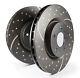 Ebc Turbo Grooved Front Solid Brake Discs For Ford Cortina Mk4 1.6 (76 79)