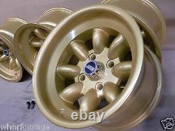 Escort Capri Ford Cortina 8x13 Deep Dish Alloy Wheel Set Jbw Minilight Style