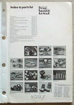 FORD RALLYE SPORT Performance Parts & Accessories 1971 Capri ESCORT Cortina