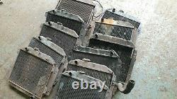 Ford Capri Escort Cortina radiators x12 job lot cheap for reconditioning only