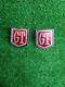 Ford Cortina Mk1 Mk2 Gt Pair Of Original Rear Wing Badges