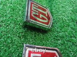 Ford Cortina Mk1 MK2 GT pair of original rear wing badges