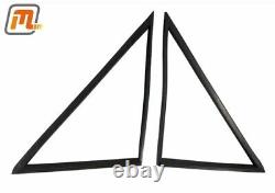 Ford Curtain MK2 Rubber Seal Triangle Window Front 4-Door Set