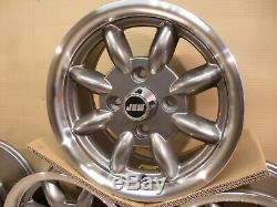 Ford Escort Cortina Capri Gold 6x13 Alloy Wheel Set Jbw Minilight Style 13x6