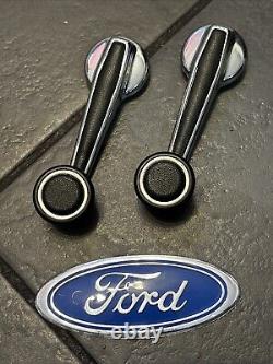 Ford Escort Mk1 Granada Cortina Window Winder Handles Genuine 160195 G41250 PAIR