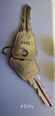 Ford Lotus Cortina/ Escort Mk1/2 Door Lock Barrels+ Keys FOMOCO Genuine NOS