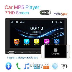 In-Dash Car Radio MP5 Player 2DIN 2USB FM BT AUX-IN Android Auto/Apple Carplay