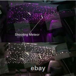 Integrated Fiber Optic Star Meteor Ceiling machine LED Light 500x Fibers APP RF