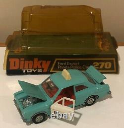 Lot 7 Vintage 1/43 Ford Dinky Zodiac Escort Police Taunus Transit Corgi Cortina
