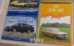 Lot 8 Ford Car Books Sporting Cortina Capri Sierra Escort