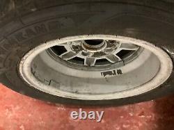 Minilite type wheels and tyres 6 x 13 Ford Escort MK1 and MK2, Cortina, Anglia