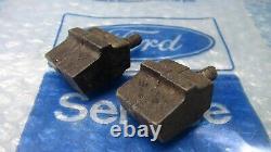 Mk2 Cortina Gt 1600e Lotus Genuine Ford Nos Bonnet To Mudguard Rubbers (front)