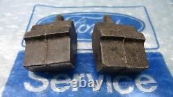 Mk2 Cortina Gt 1600e Lotus Genuine Ford Nos Bonnet To Mudguard Rubbers (front)