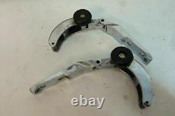 Pair Nos Genuine Ford Classic Chrome Rear Qtr Window Handle Escort Cortina Capri