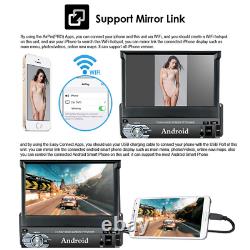 Retractable 7in Android 9.0 Single DIN 16G GPS Bluetooth Car Stereo MP5 Player