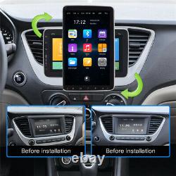 Rotatable 2+32GB Android 10.1 9In Car Stereo FM MP5 Player Bluetooth GPS Sat NAV