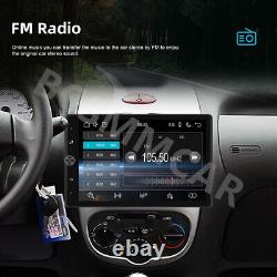 Rotatable Car Stereo Radio Carplay Android Auto 10.4 Bluetooth FM With8LED Camera