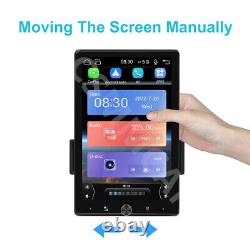 Rotatable Car Stereo Radio Carplay Android Auto 10.4 Bluetooth FM With8LED Camera