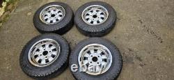 Set Of 4 Original Sports Steel Wheels Escort Mk2 Cortina Mk3 Mk4 Mk5 Dartboard