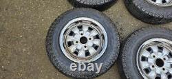 Set Of 4 Original Sports Steel Wheels Escort Mk2 Cortina Mk3 Mk4 Mk5 Dartboard