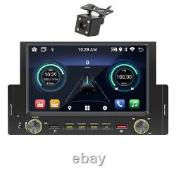 Single 1 Din Car Stereo Radio Bluetooth MP3 Player In-dash Head Unit With Camera